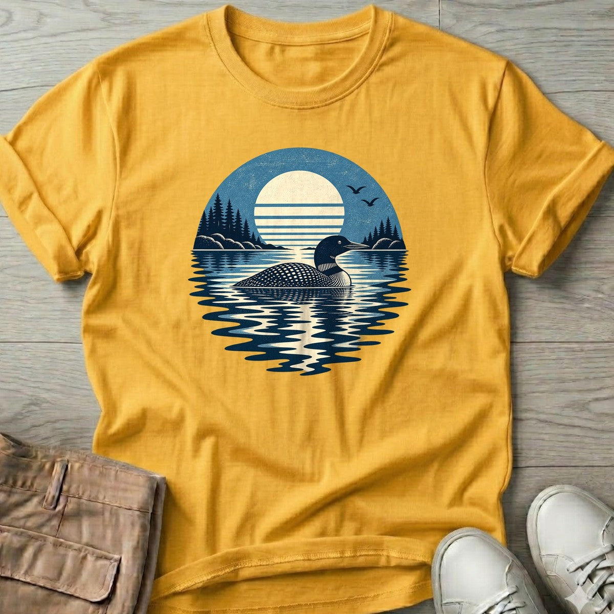 Moonlit Loon T-Shirt in Daisy