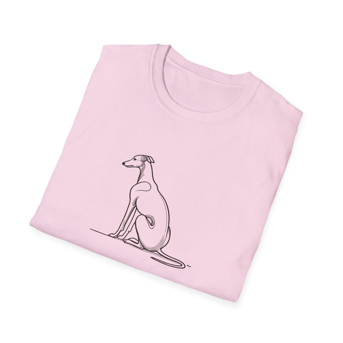 Greyhound Line Drawing T-Shirt