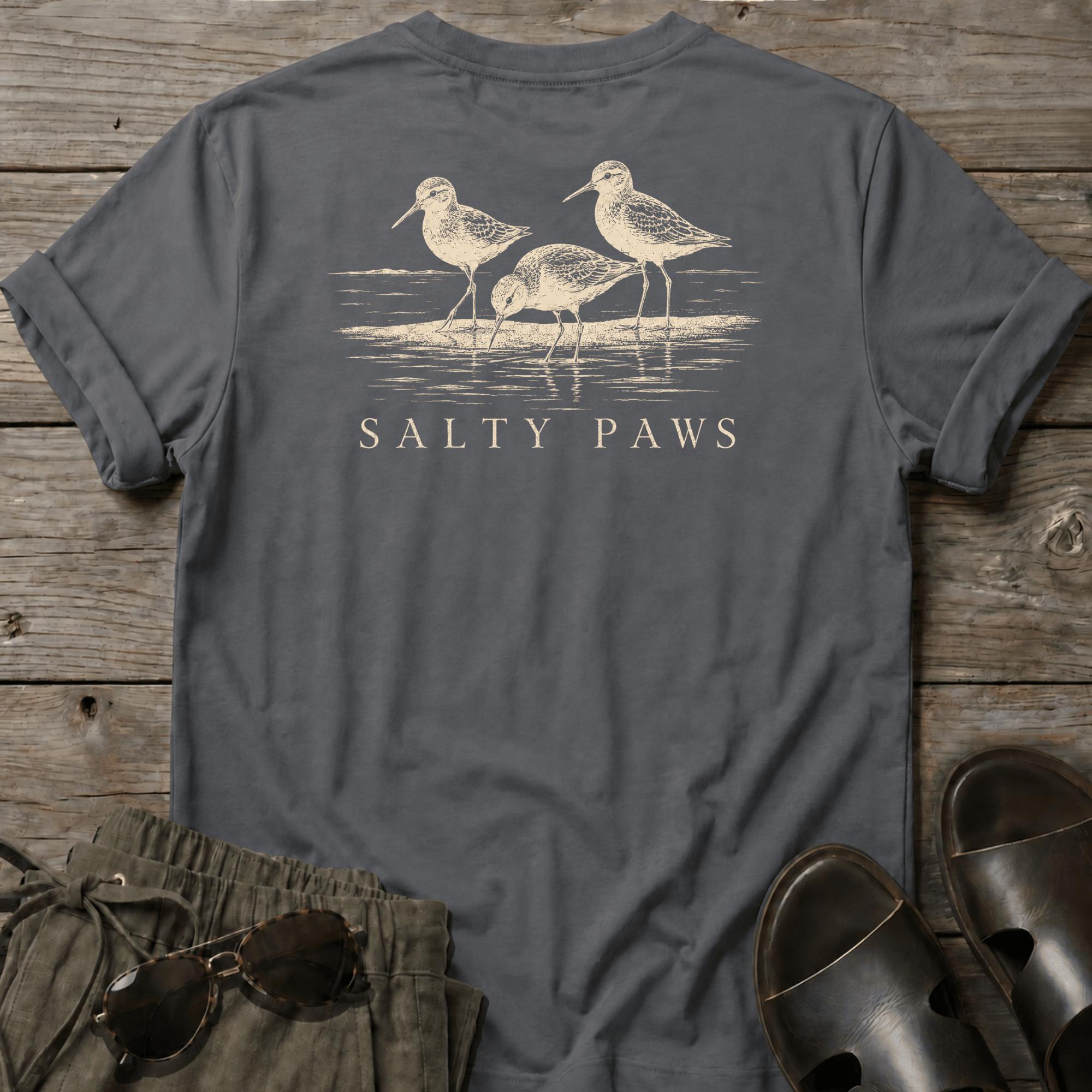 3 Sanderlings T-shirt BACK DESIGN