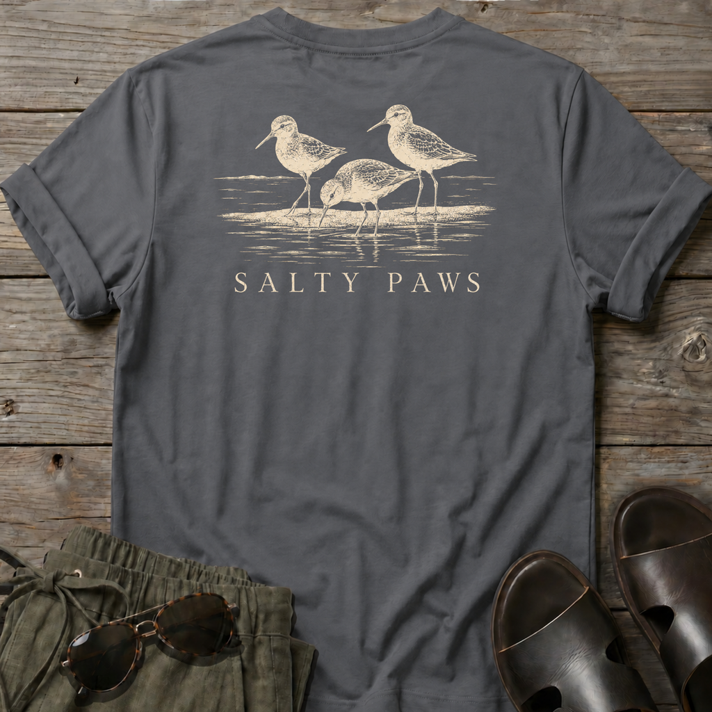 3 Sanderlings T-shirt BACK DESIGN
