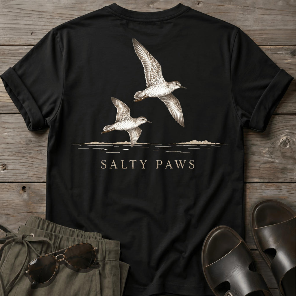 2 Sandpipers in Flight BACK DESIGN