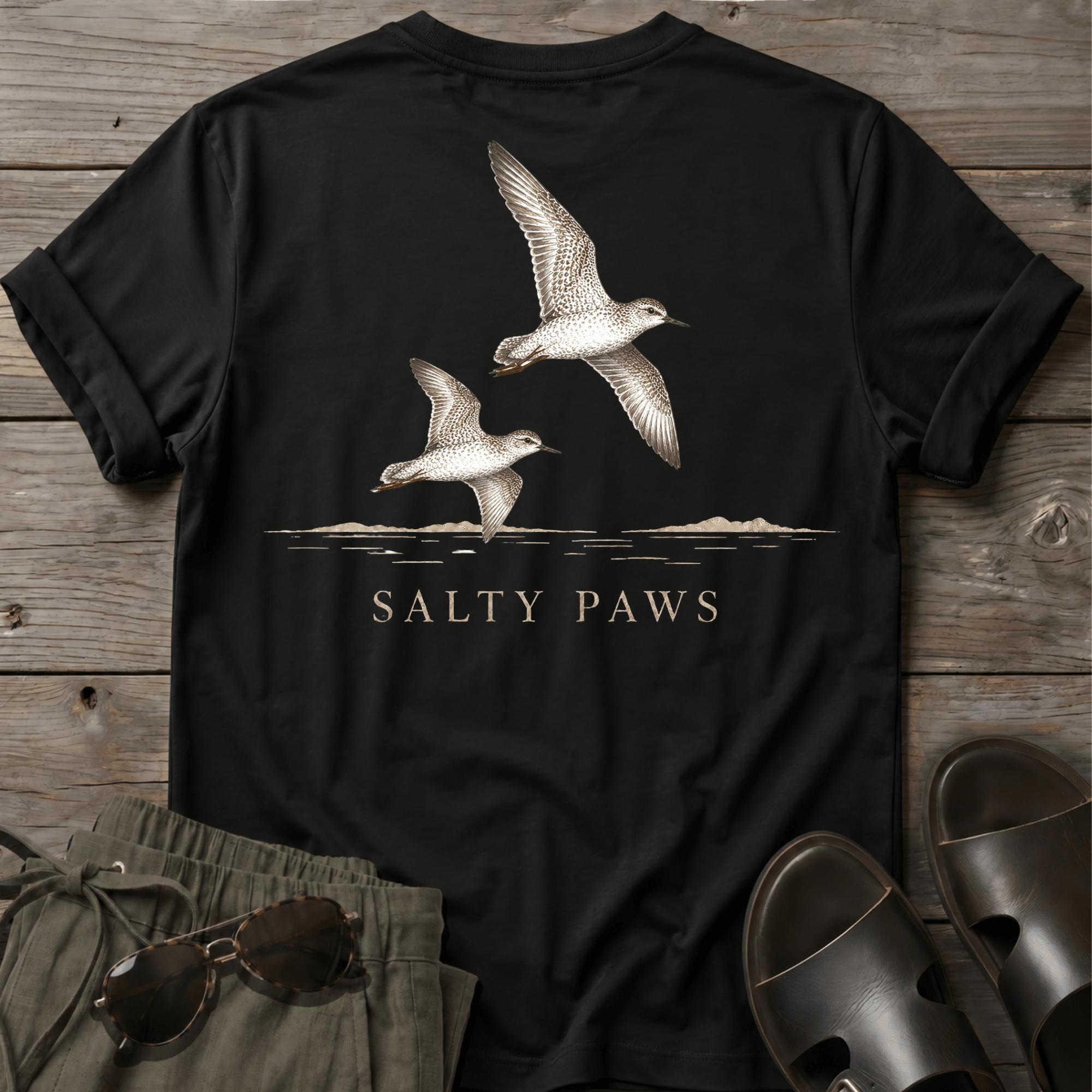 2 Sandpipers in Flight BACK DESIGN