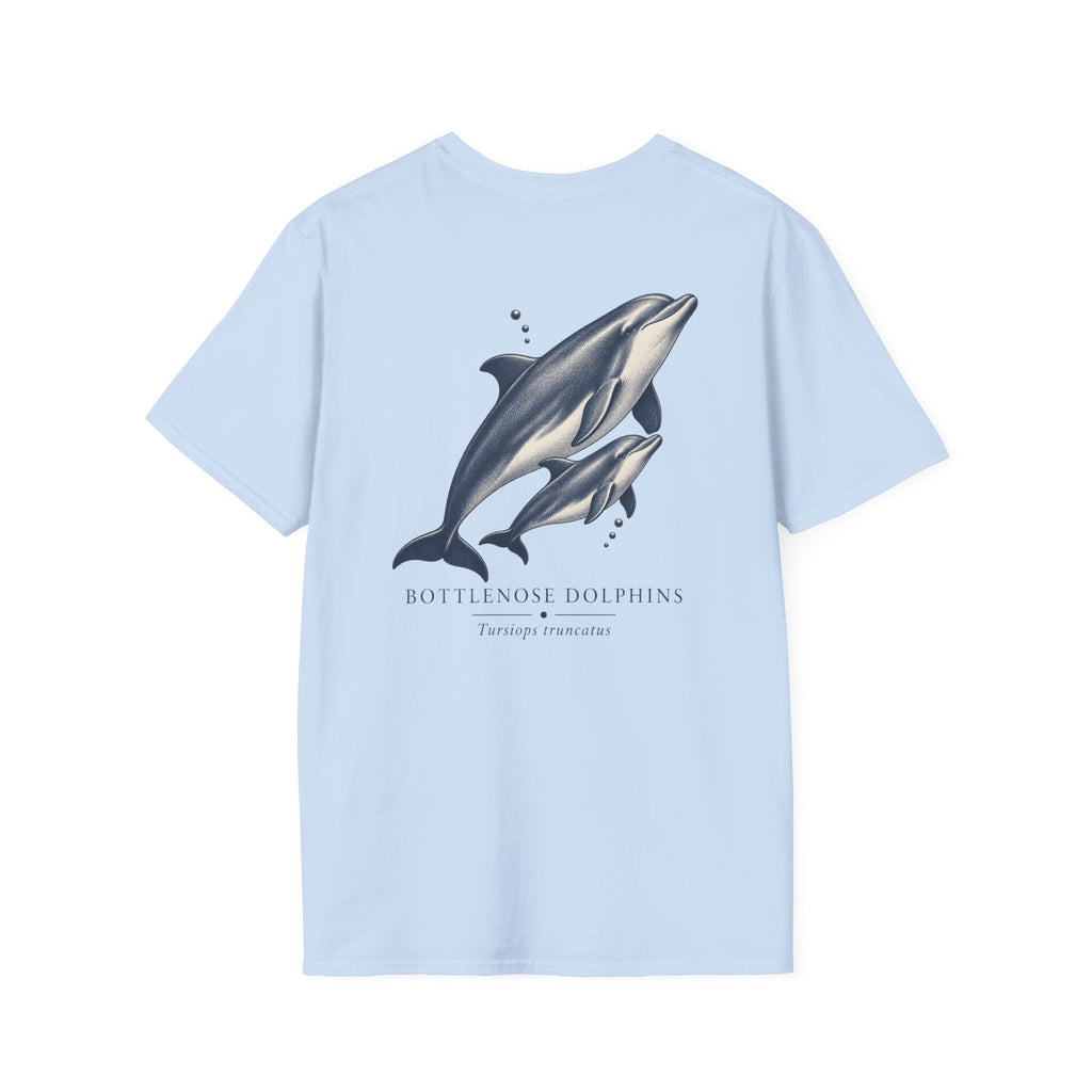 Bottlenose Dolphins Back Design T-Shirt