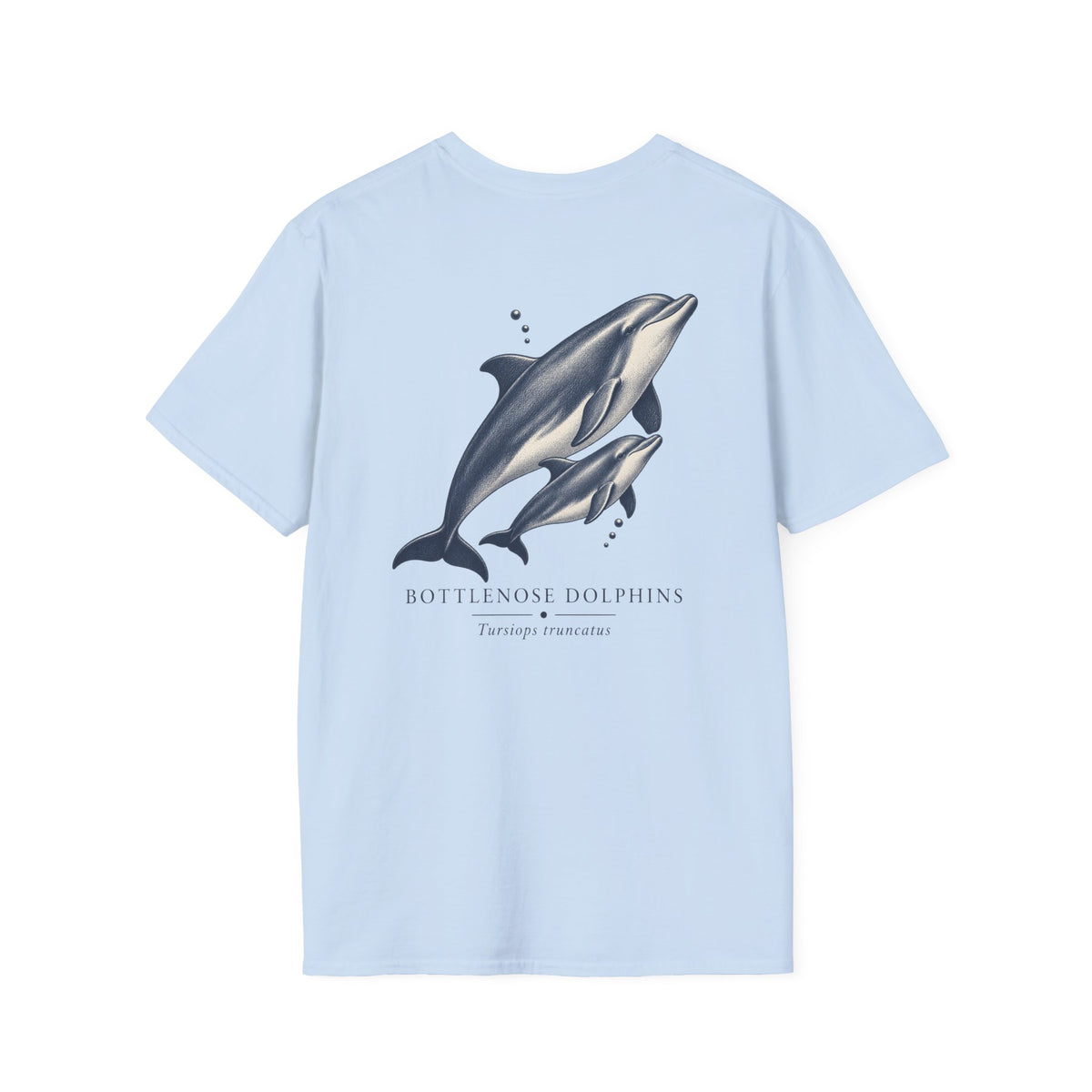 Bottlenose Dolphins Back Design T-Shirt