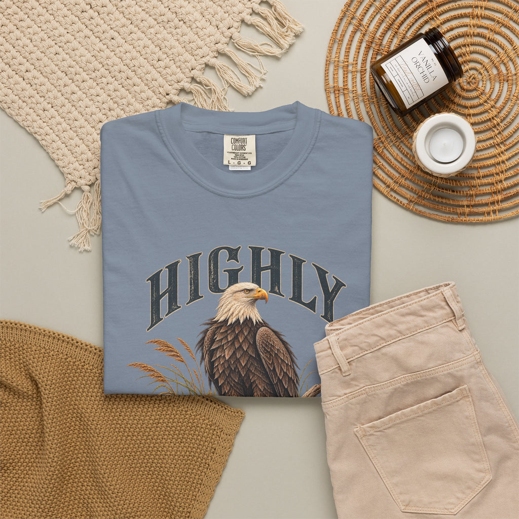 Highly Observant Eagle T-Shirt Comfort Colors