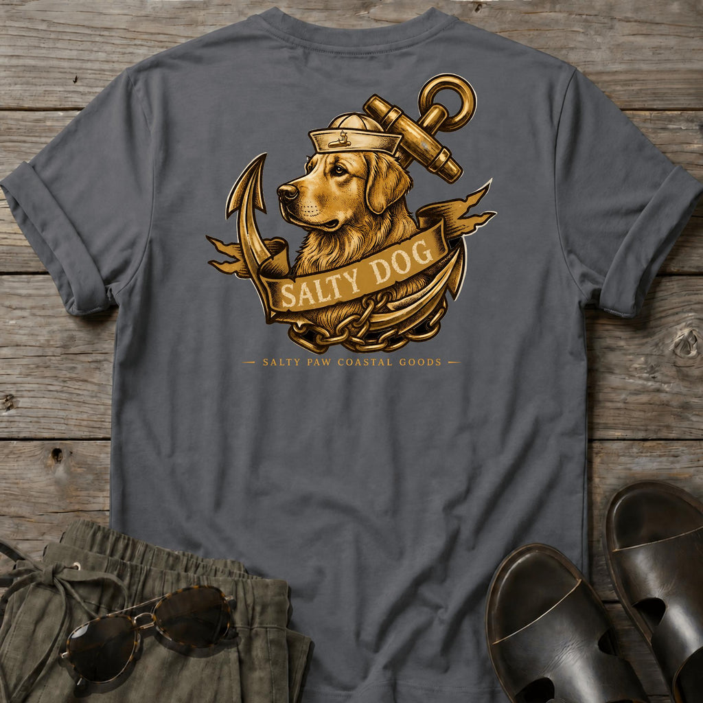 Salty Dog Golden T-shirt BACK DESIGN