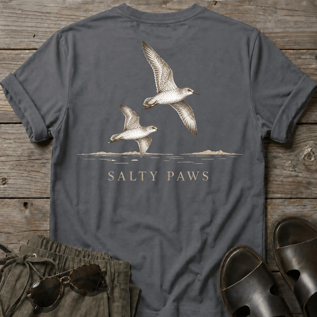 2 Sandpipers in Flight BACK DESIGN
