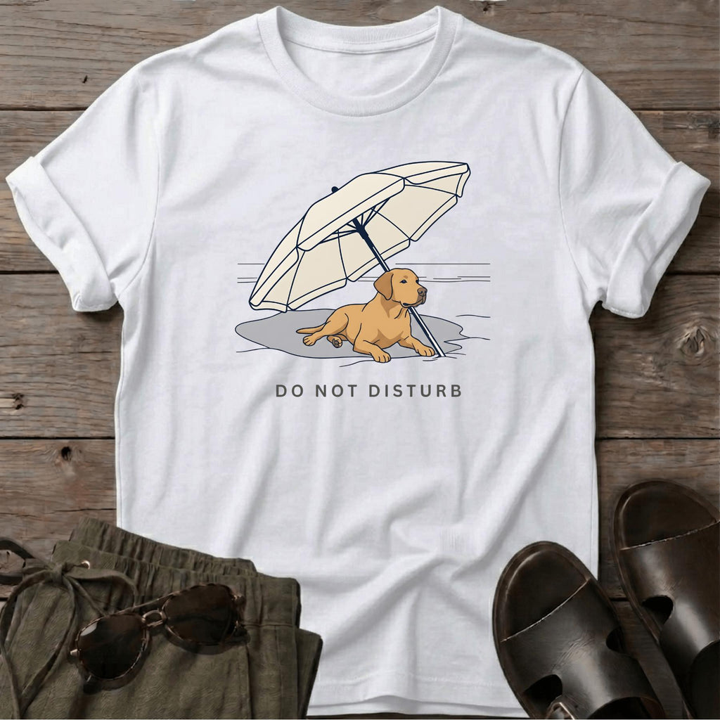 Labrador Retriever DO NOT DISTURB T-Shirt - dog lover coastal t-shirt, Salty Paws