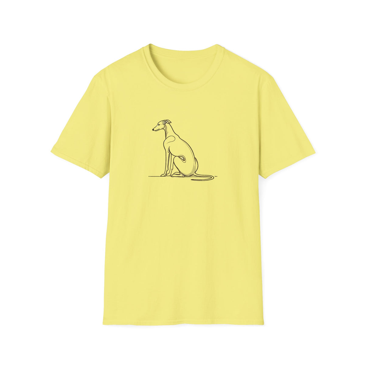 Greyhound Line Drawing T-Shirt