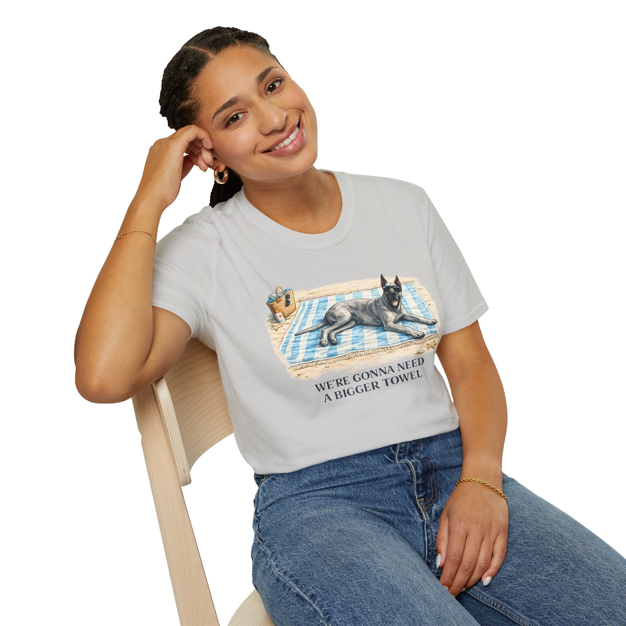 Bigger Towel Great Dane T-Shirt