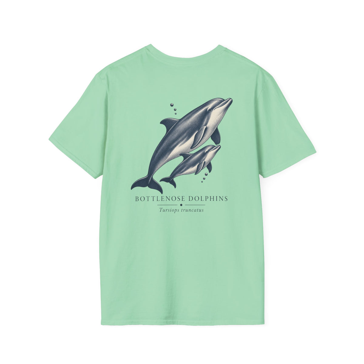 Bottlenose Dolphins Back Design T-Shirt