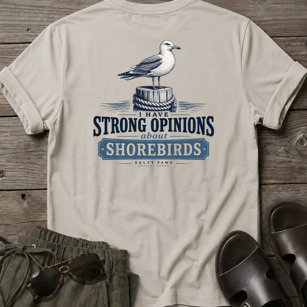 Gull Strong Opinions T-shirt BACK DESIGN