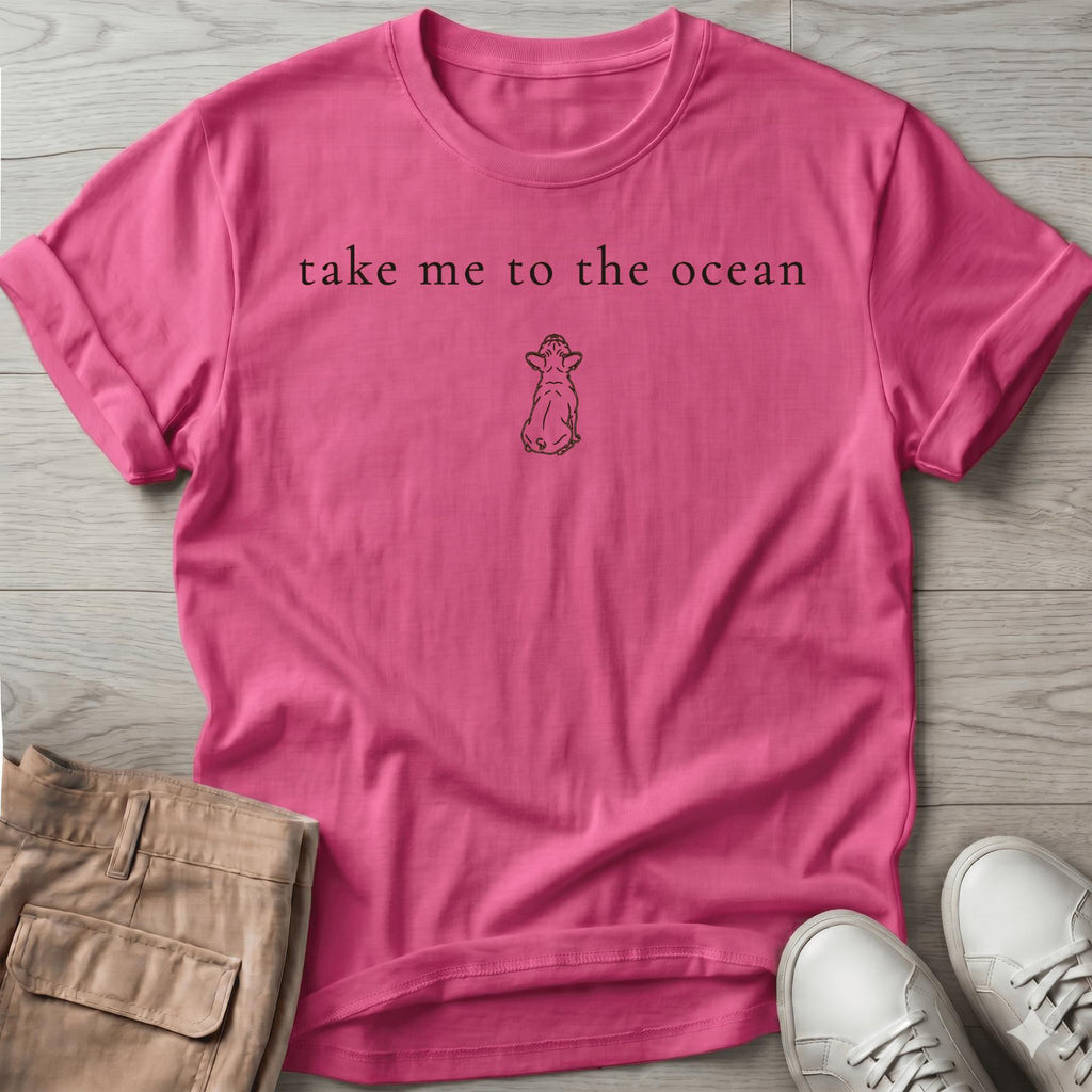 Take me to the Ocean Frenchie Dog T-Shirt