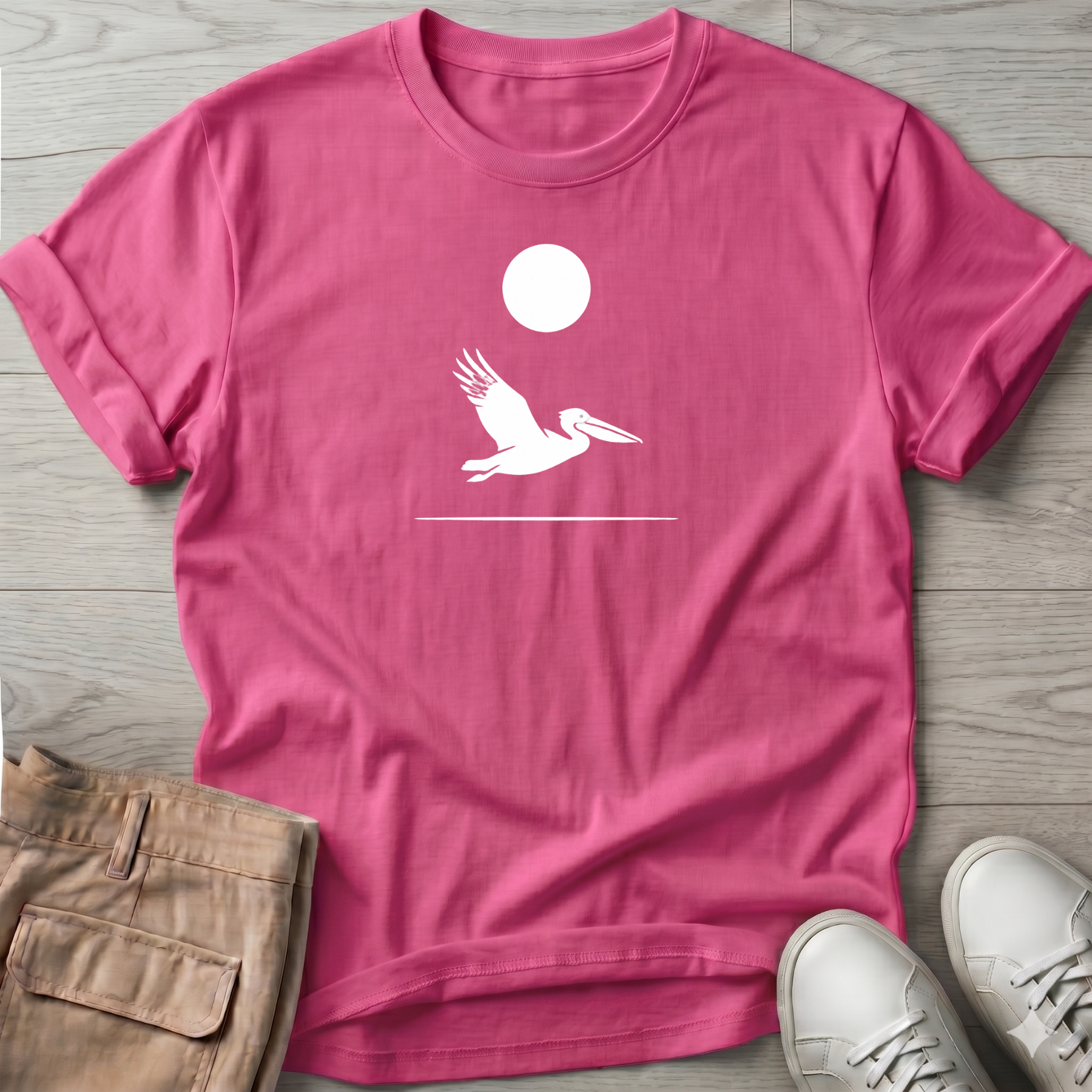 Pelican in Flight T-Shirt
