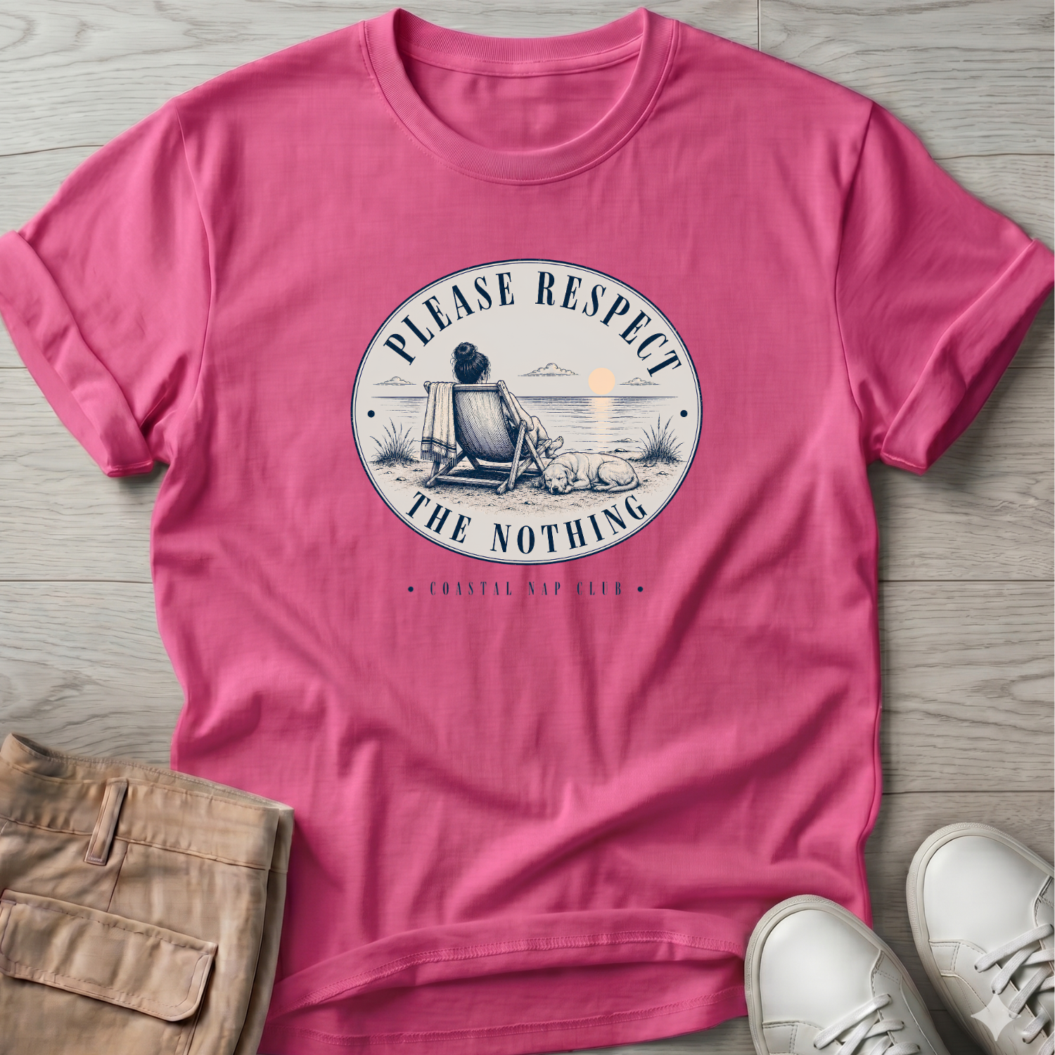 Please Respect Her Dog T-Shirt