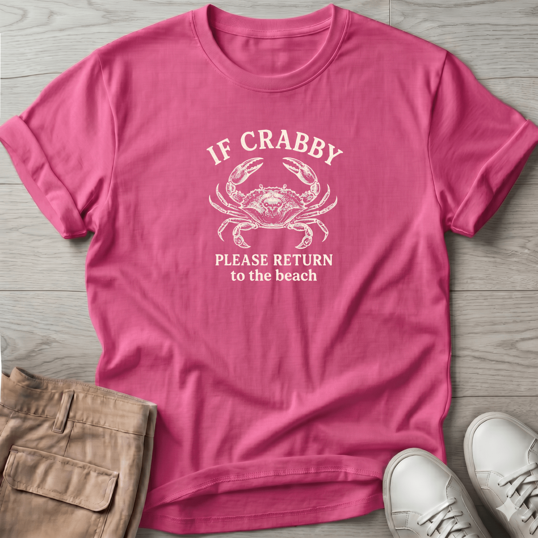 If Crabby Return Beach T-Shirt