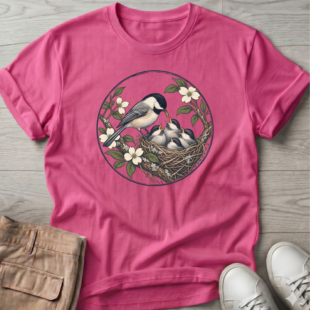 Chickadee & Chicks T-Shirt