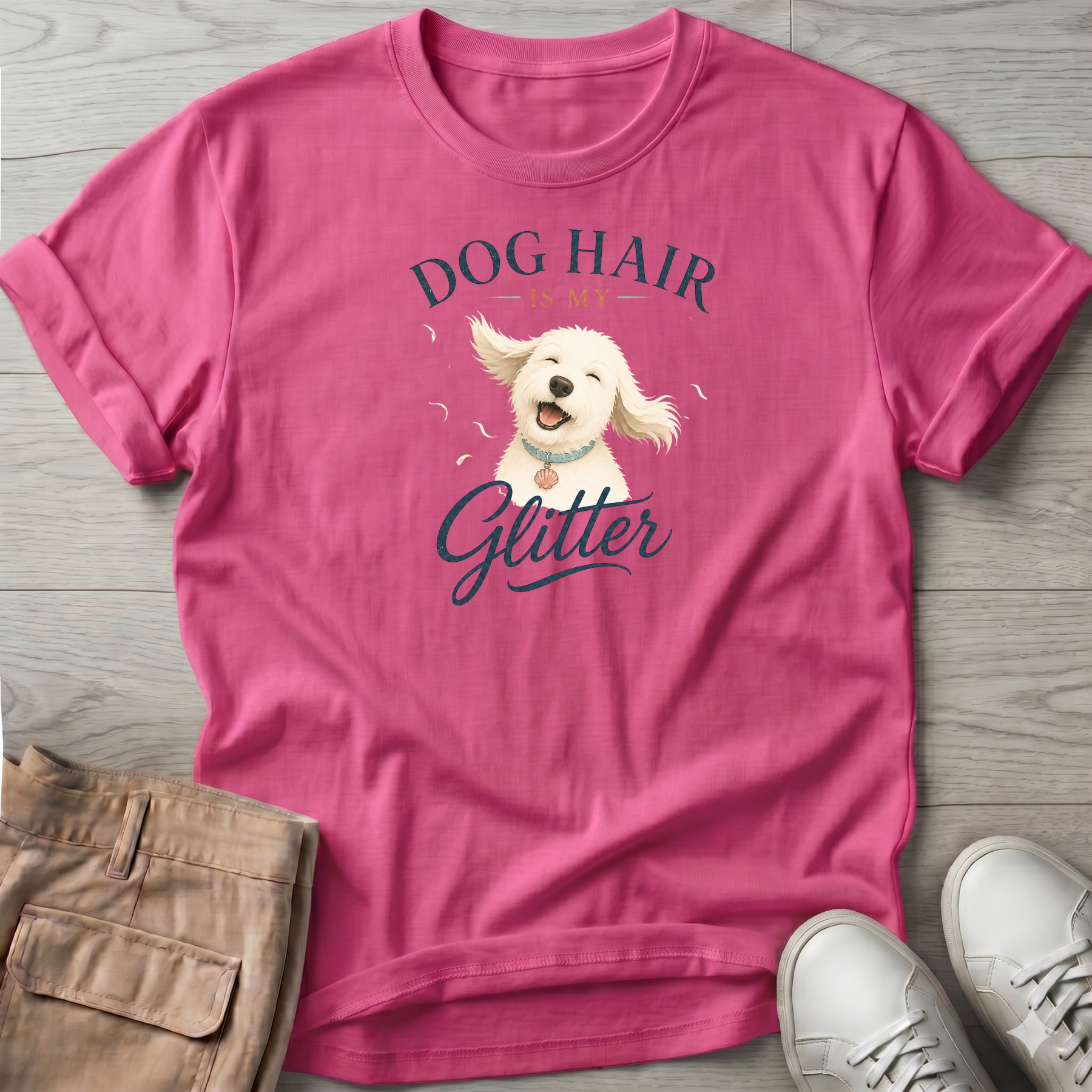 Dog Hair is my Glitter T-Shirt
