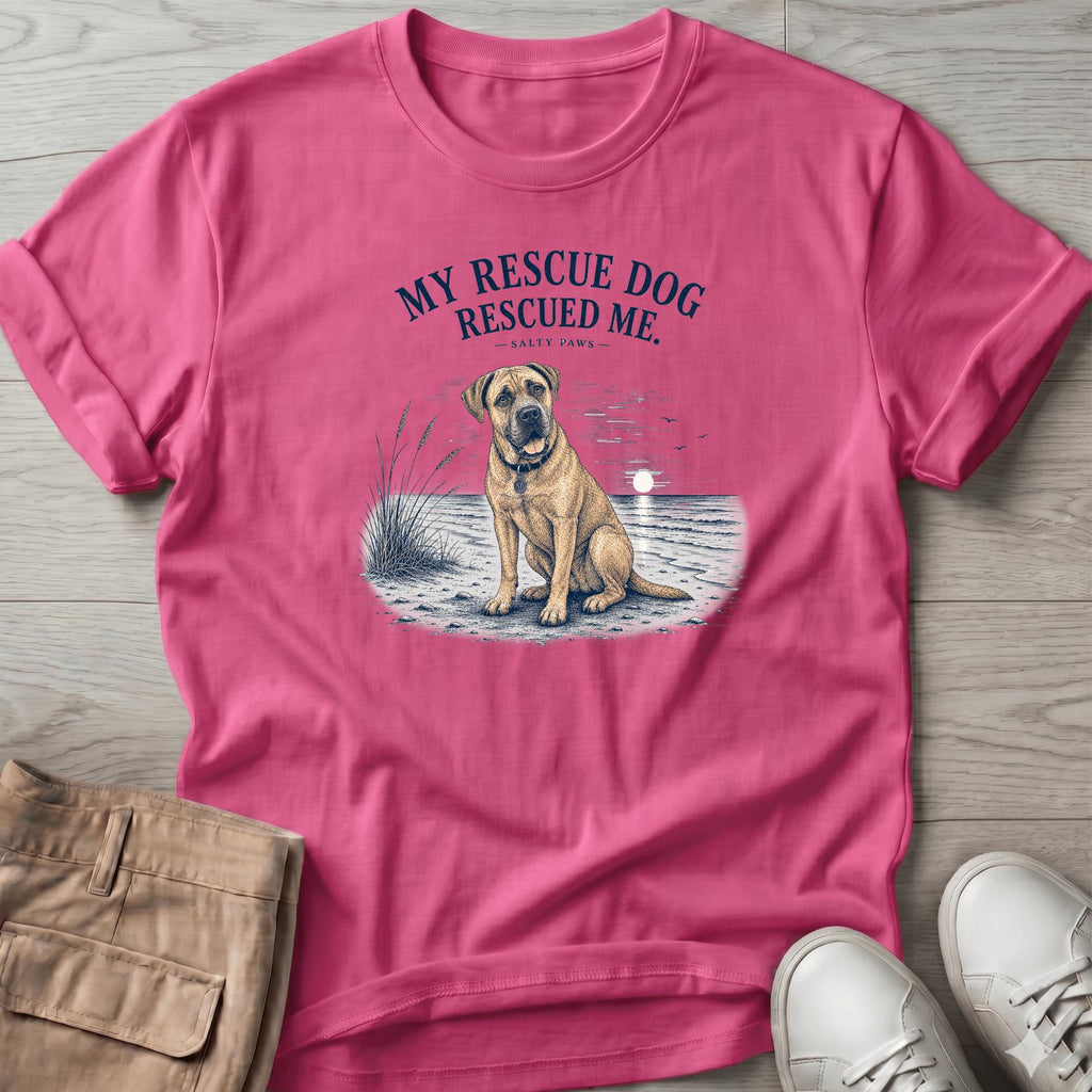 My Rescue Dog Rescued Me T-Shirt Vacation