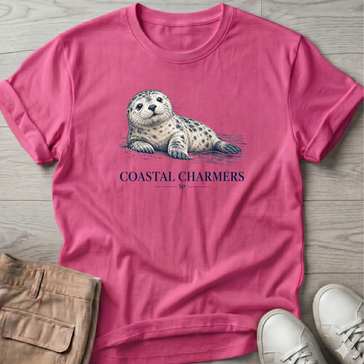 Coastal Charmer Harbor Seal Pup T-Shirt
