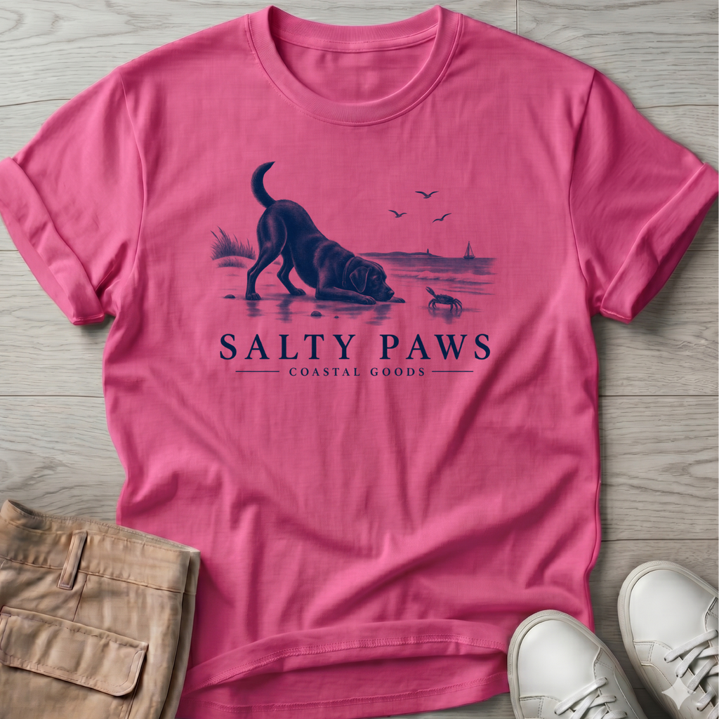 Black Lab vs Crab T-Shirt