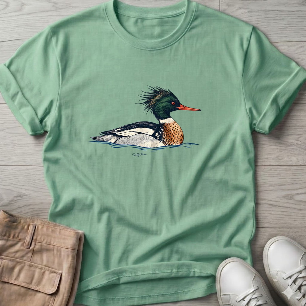 Merganser T-Shirt in Mint Green