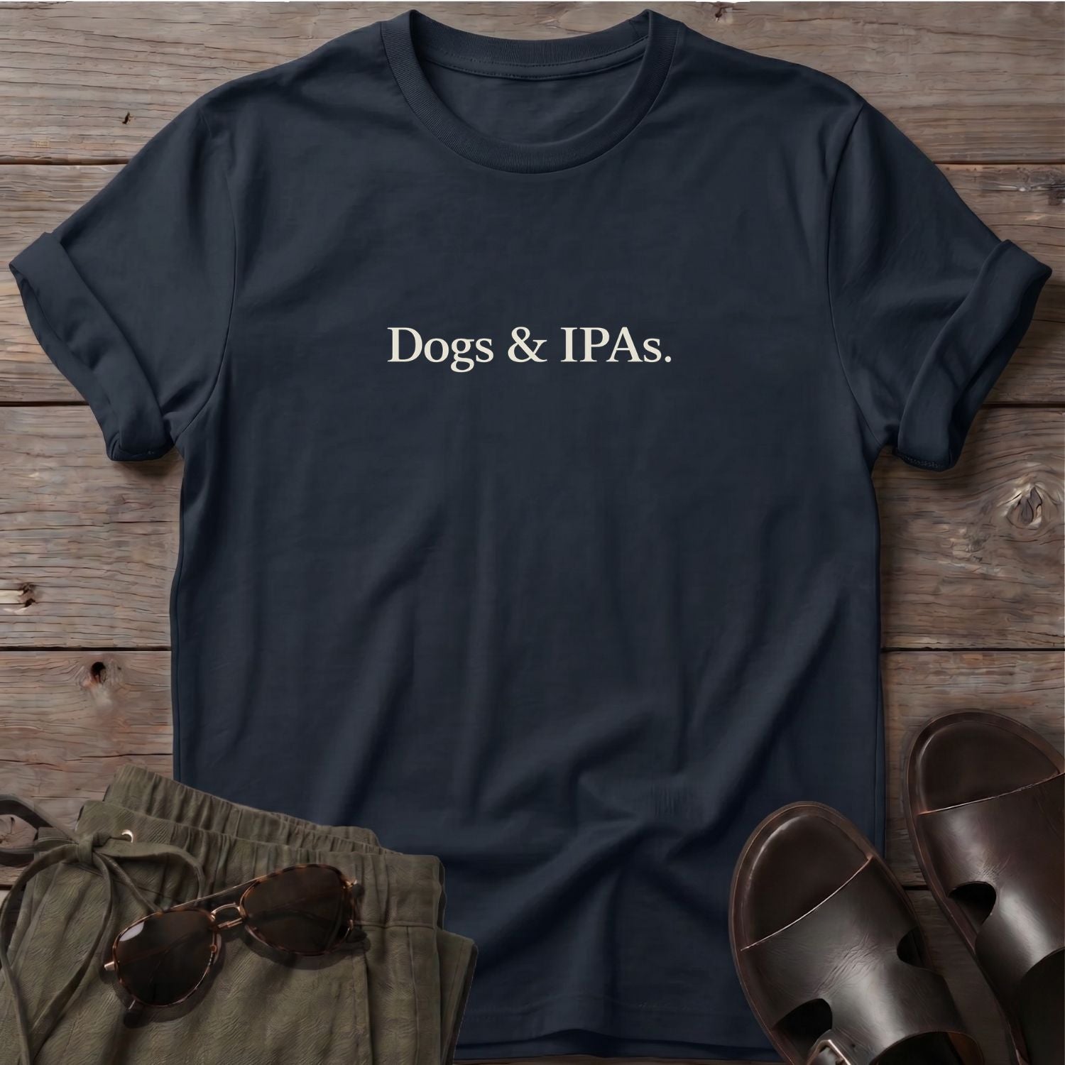 Dogs & IPAs Dog T-Shirt
