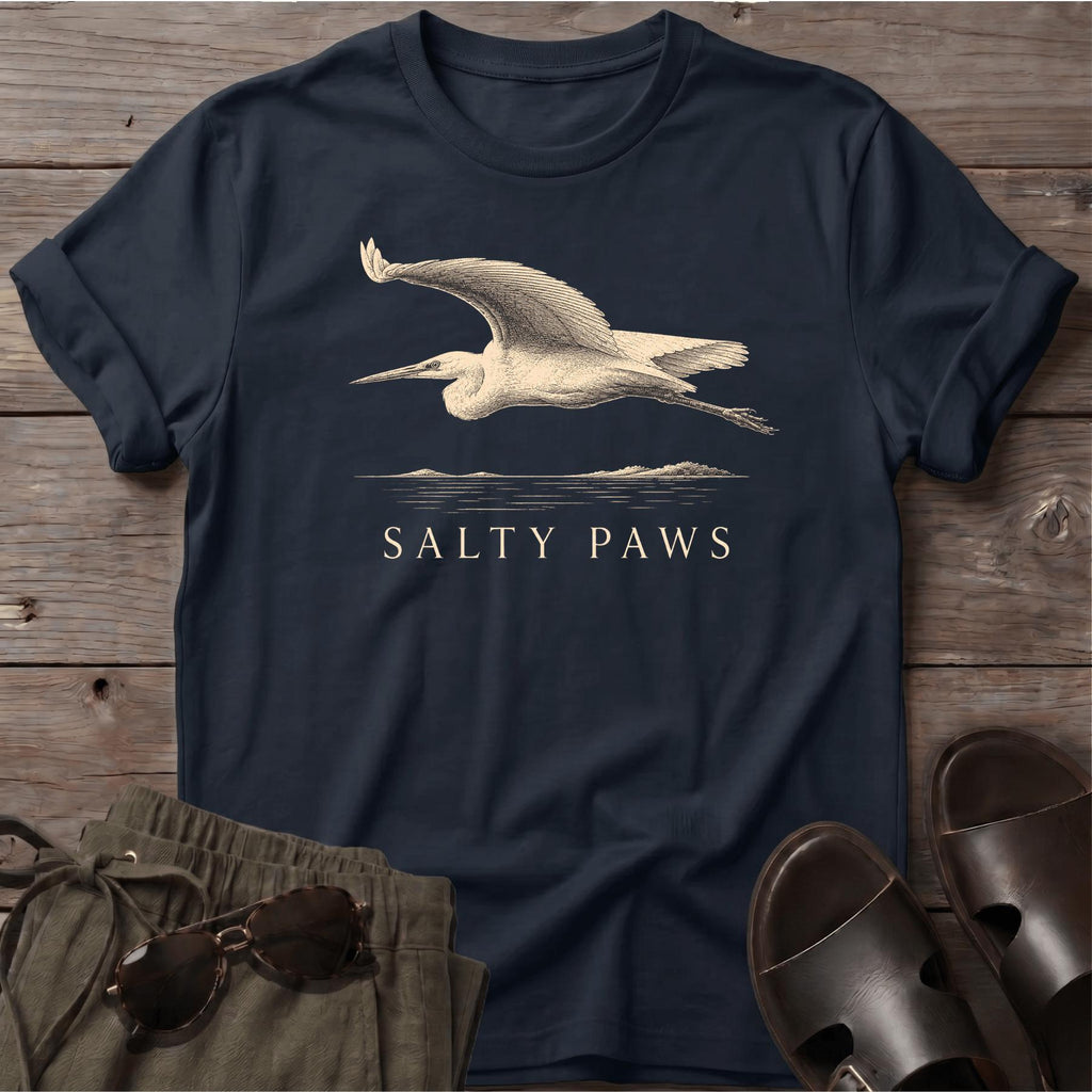 Great Egret Flight T-shirt