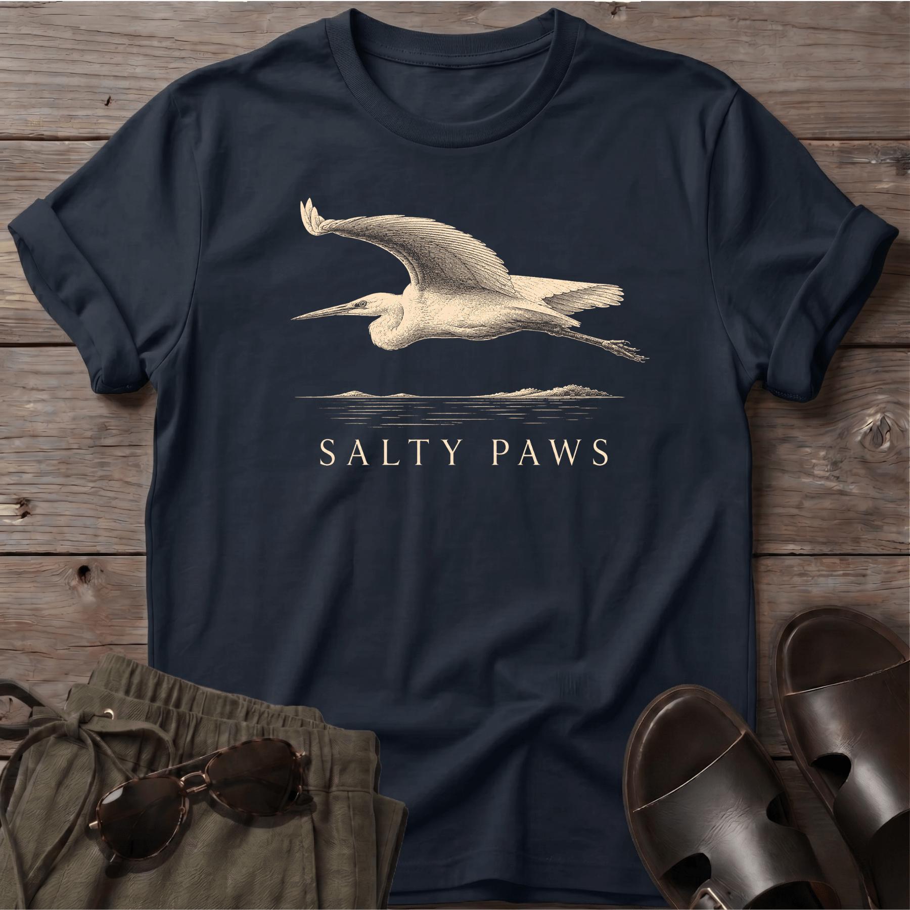 Great Egret Flight T-shirt