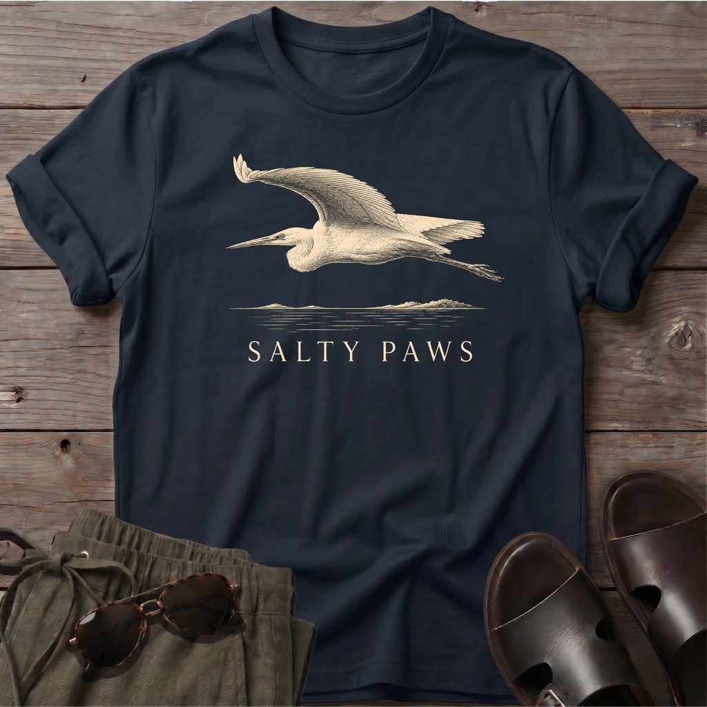 Great Egret Flight T-shirt