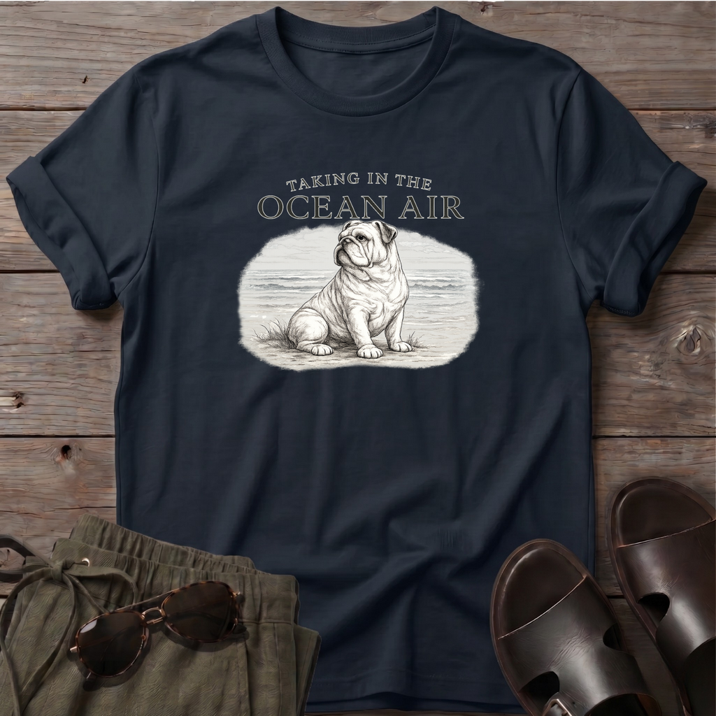 Ocean Air English Bulldog T-Shirt