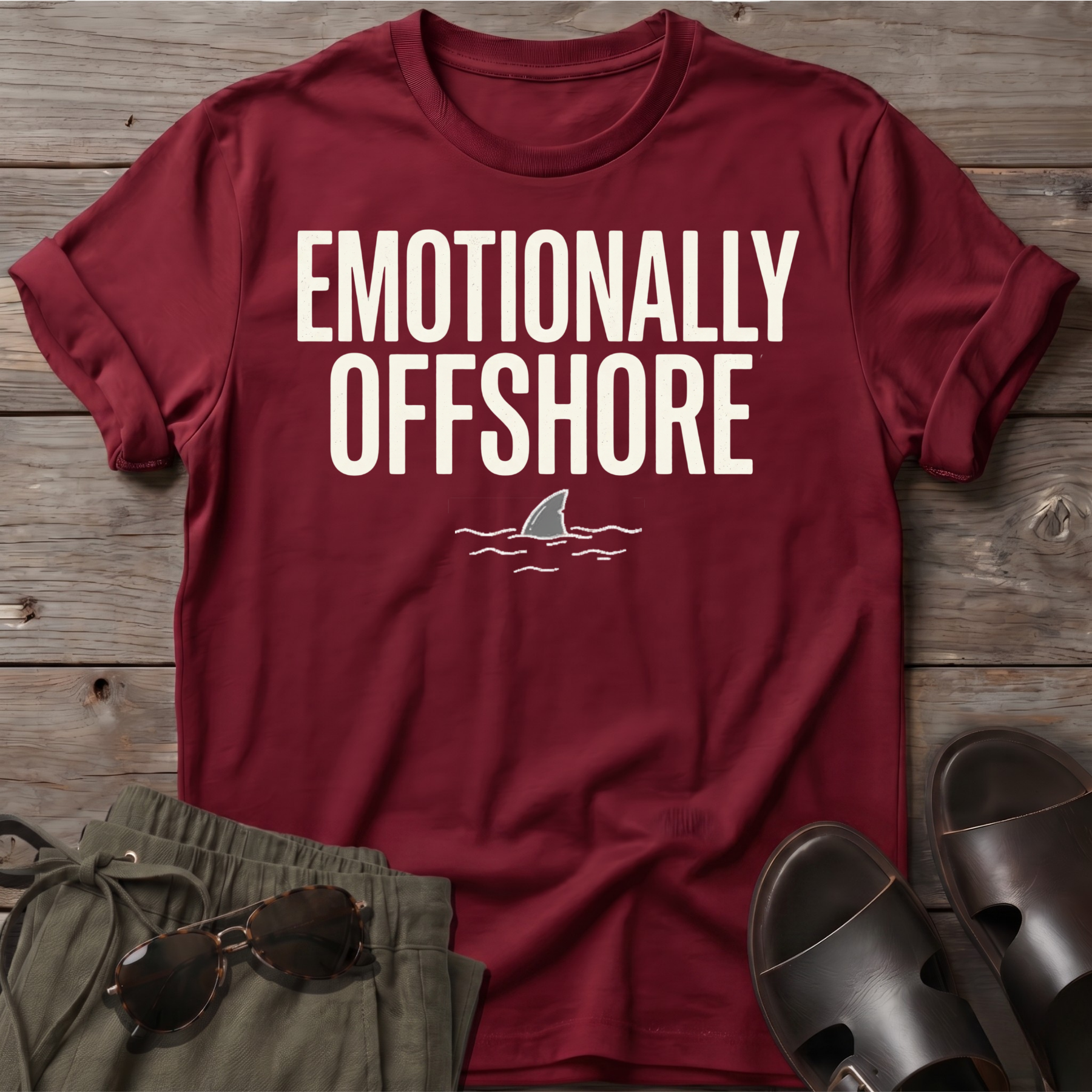EMOTIONALLY OFFSHORE SHARK T-Shirt