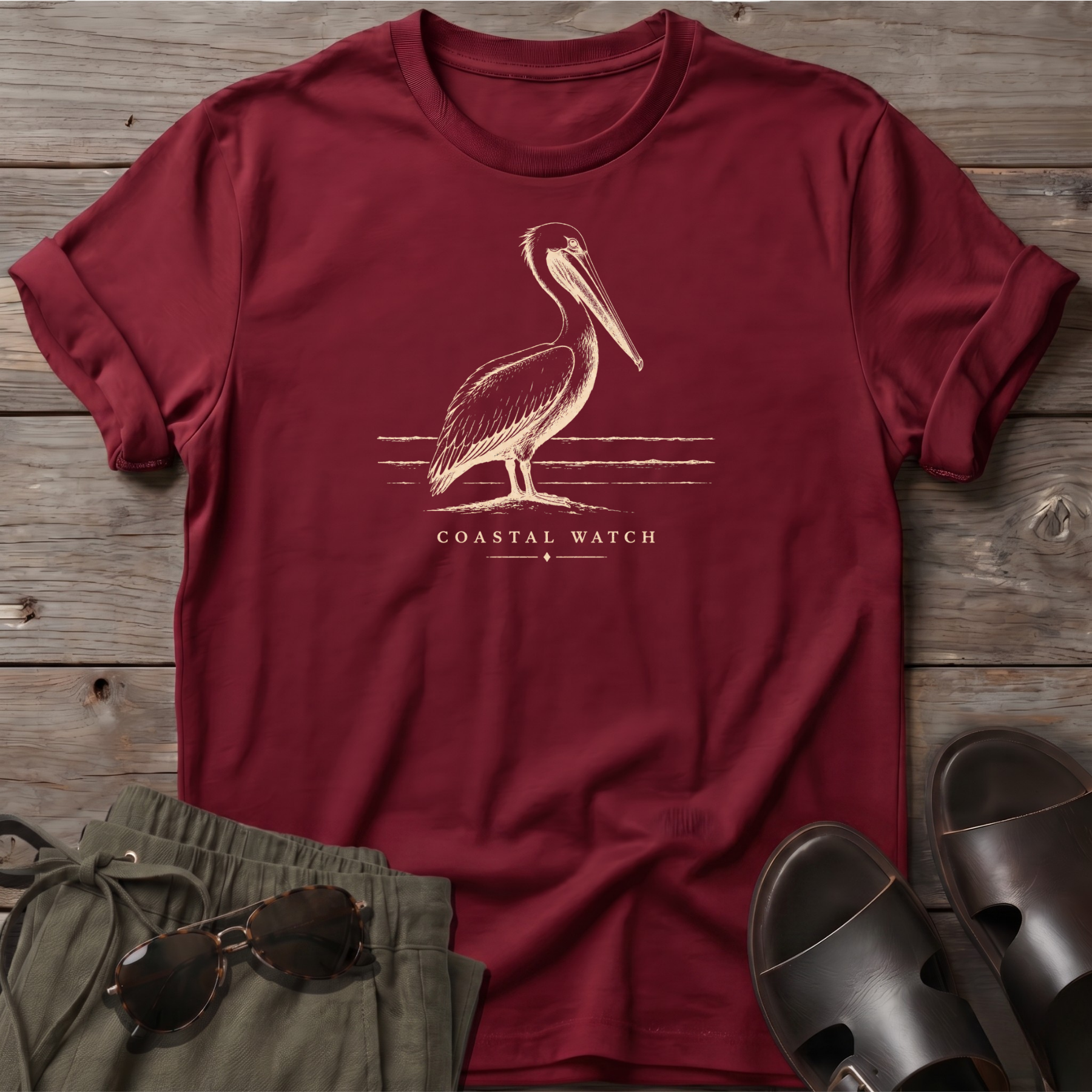 Pelican Standing Tee