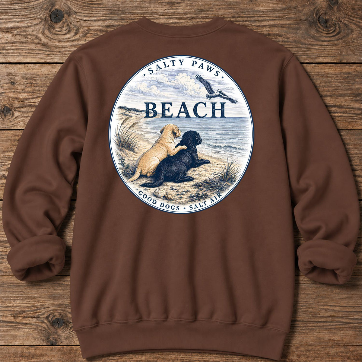 Beach Pelicans Labrador - Midweight Sweatshirt