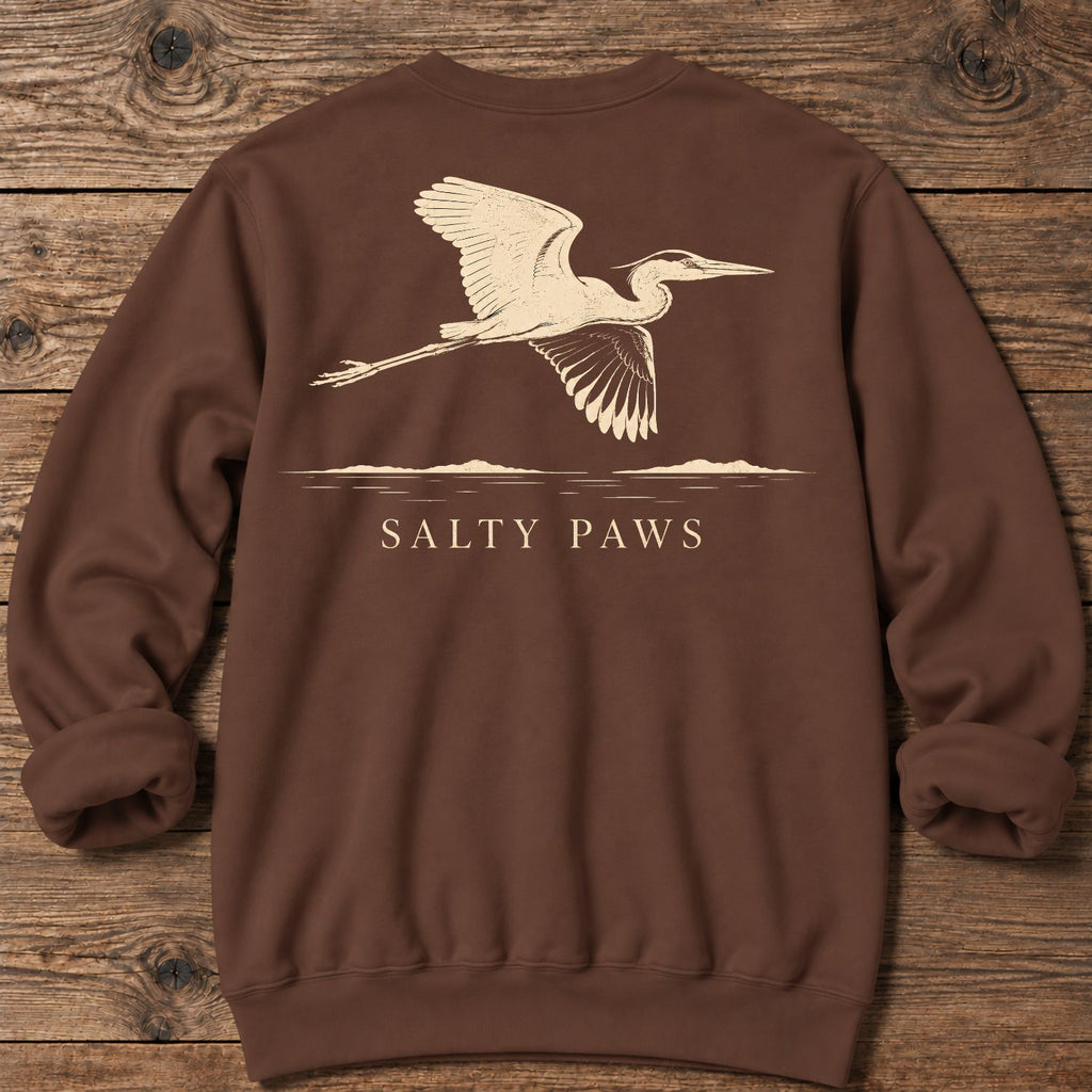 Great Heron Flight - Midweight Sweatshirt