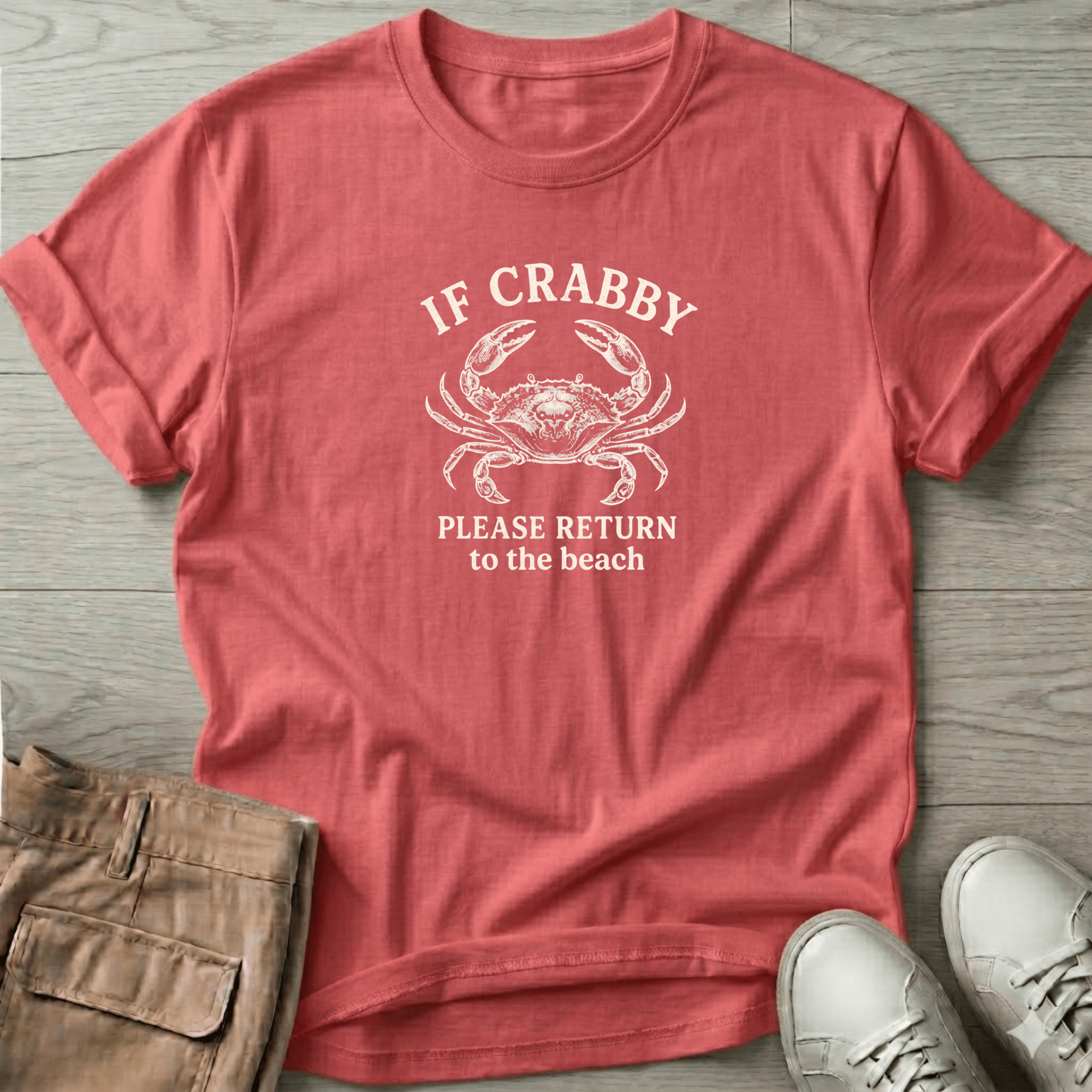 If Crabby Return Beach T-Shirt