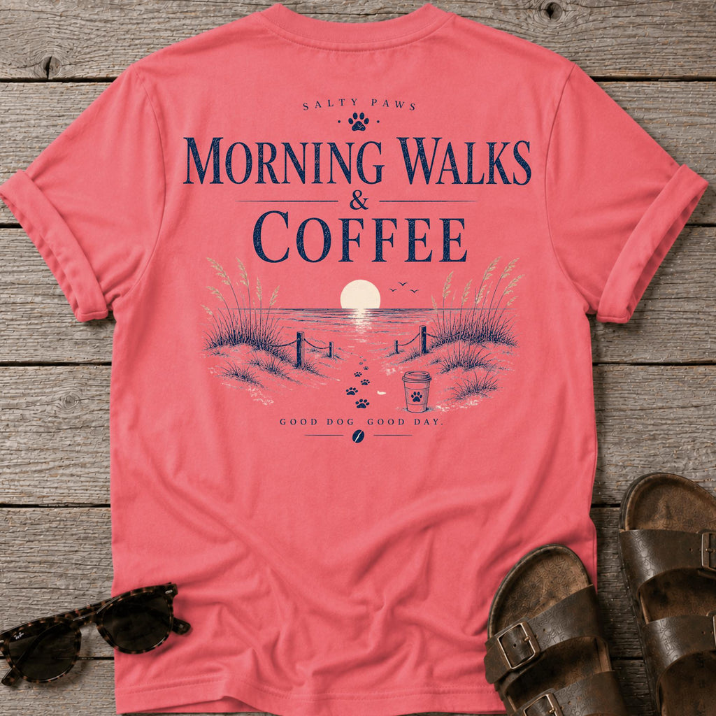 Morning Walks & Coffee. BACK DESIGN