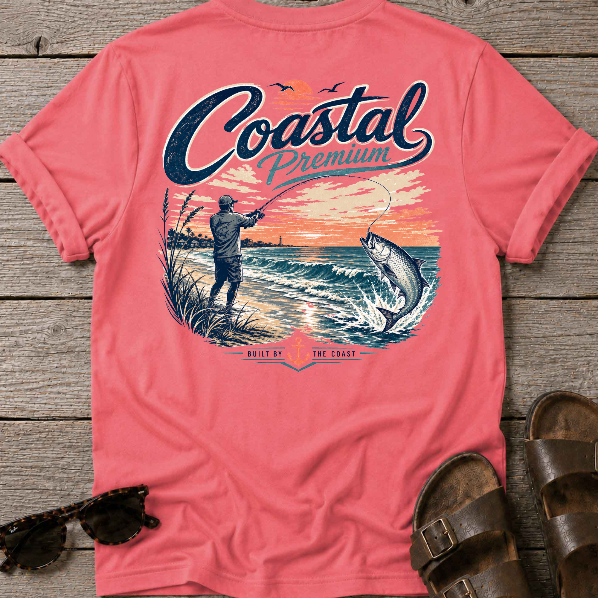 Coastal Premium Fishing T-Shirt