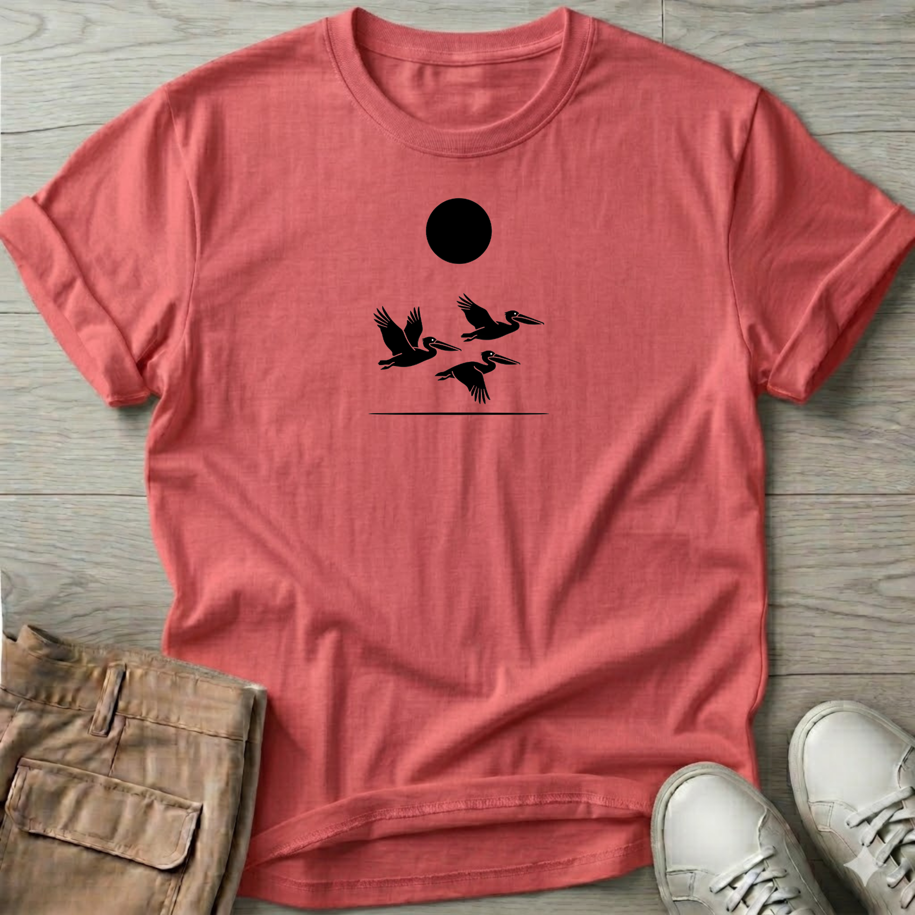 3 Pelicans T-Shirt Salty Paws Tee