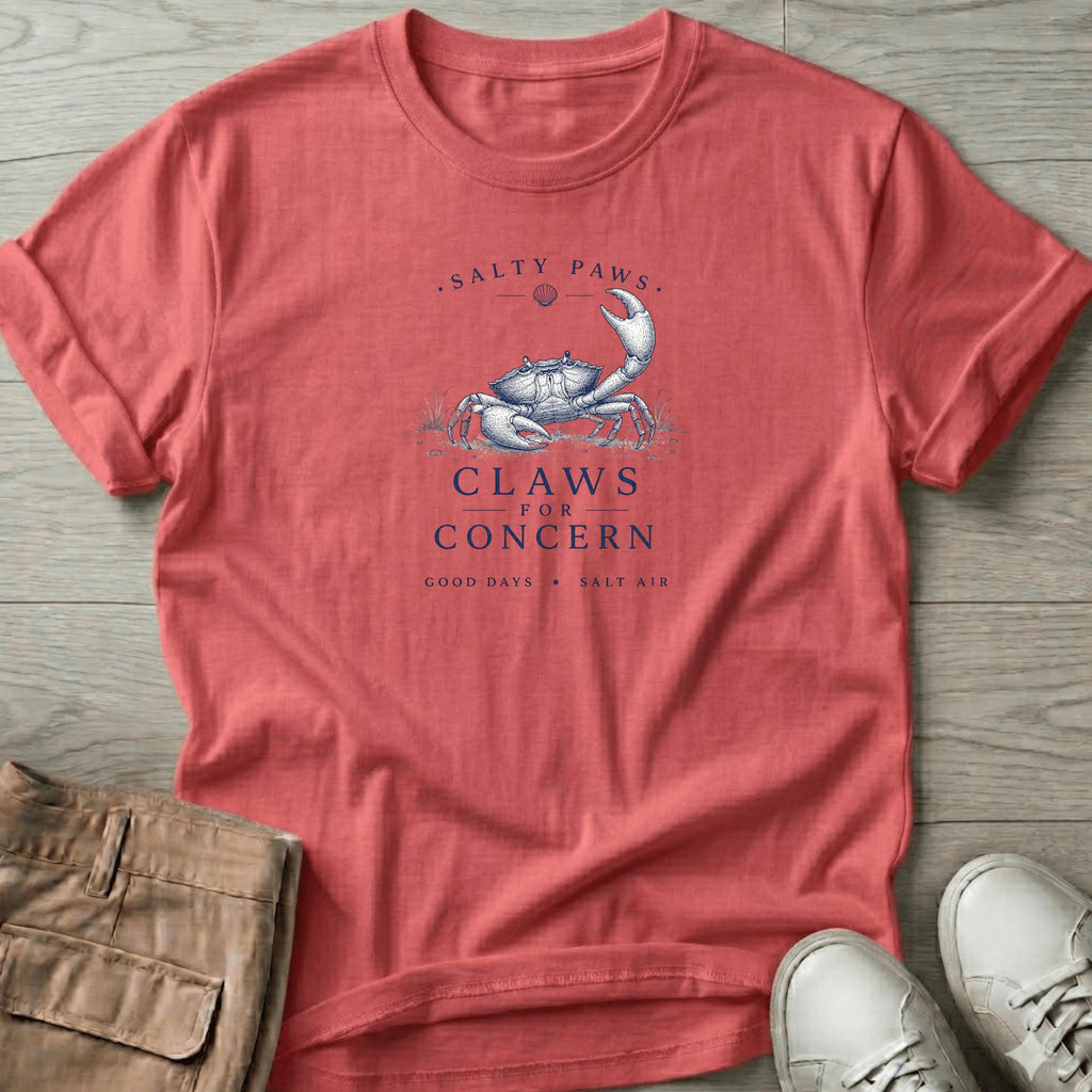 Claws for Concern Crab T-Shirt