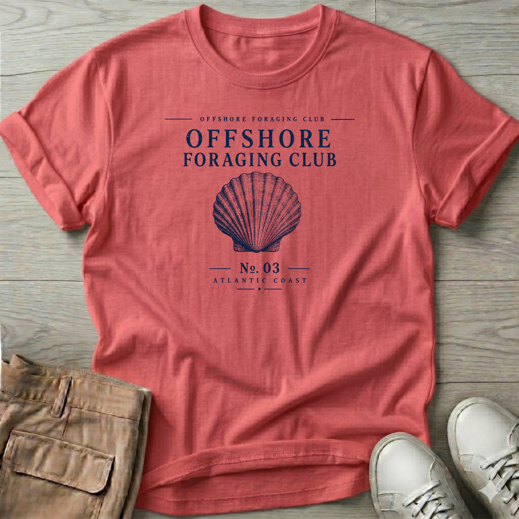 Offshore Foraging Oyster T-Shirt