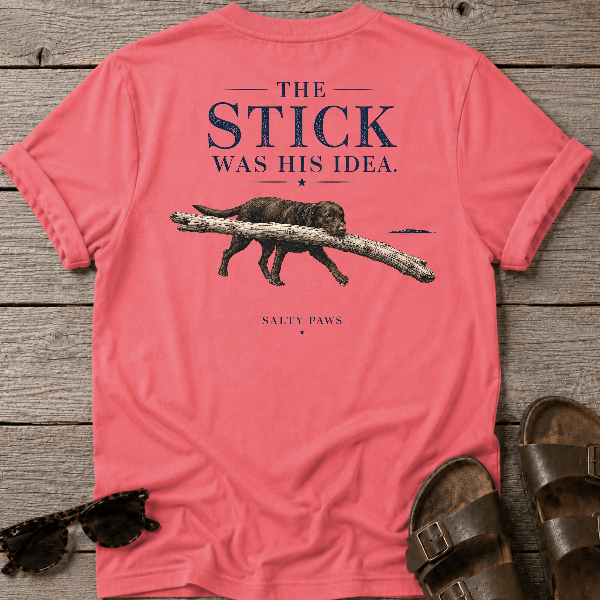 Stick was his Idea. BACK DESIGN