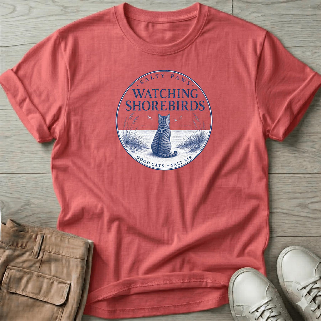 Birdwatcher Cat T-Shirt
