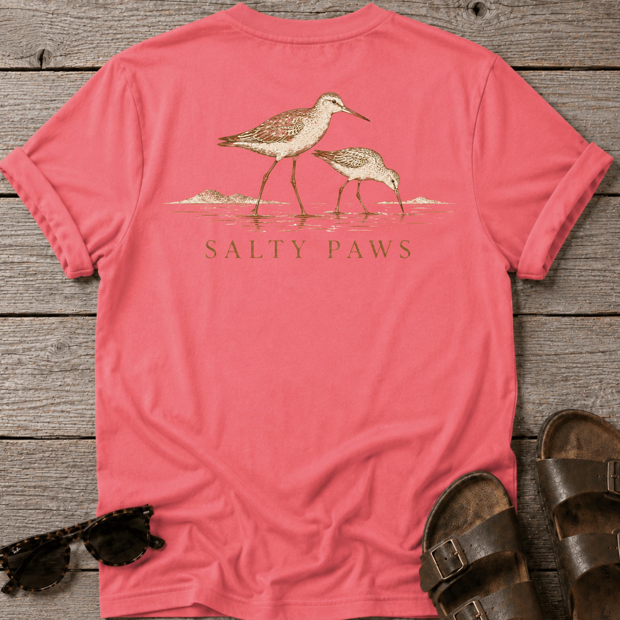 2 Sandpipers BACK DESIGN T-Shirt