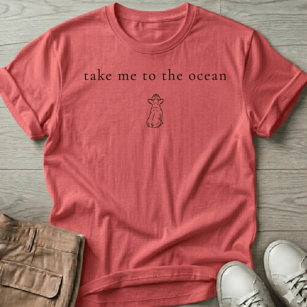 Take me to the Ocean Frenchie Dog T-Shirt