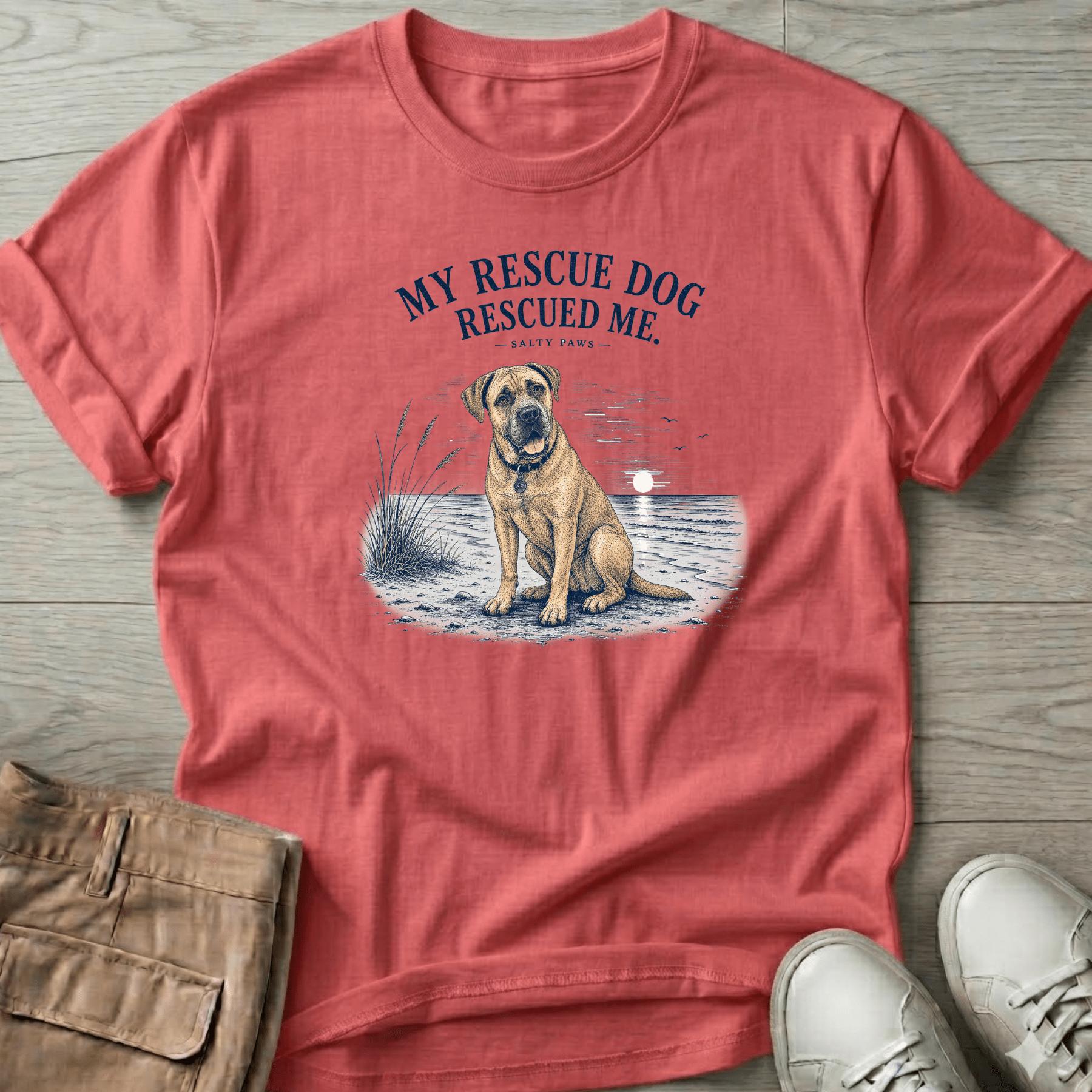 My Rescue Dog Rescued Me T-Shirt Vacation