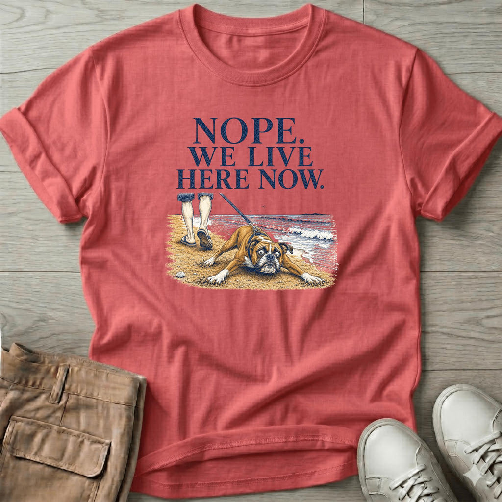 Boxer We Live Here Now T-Shirt