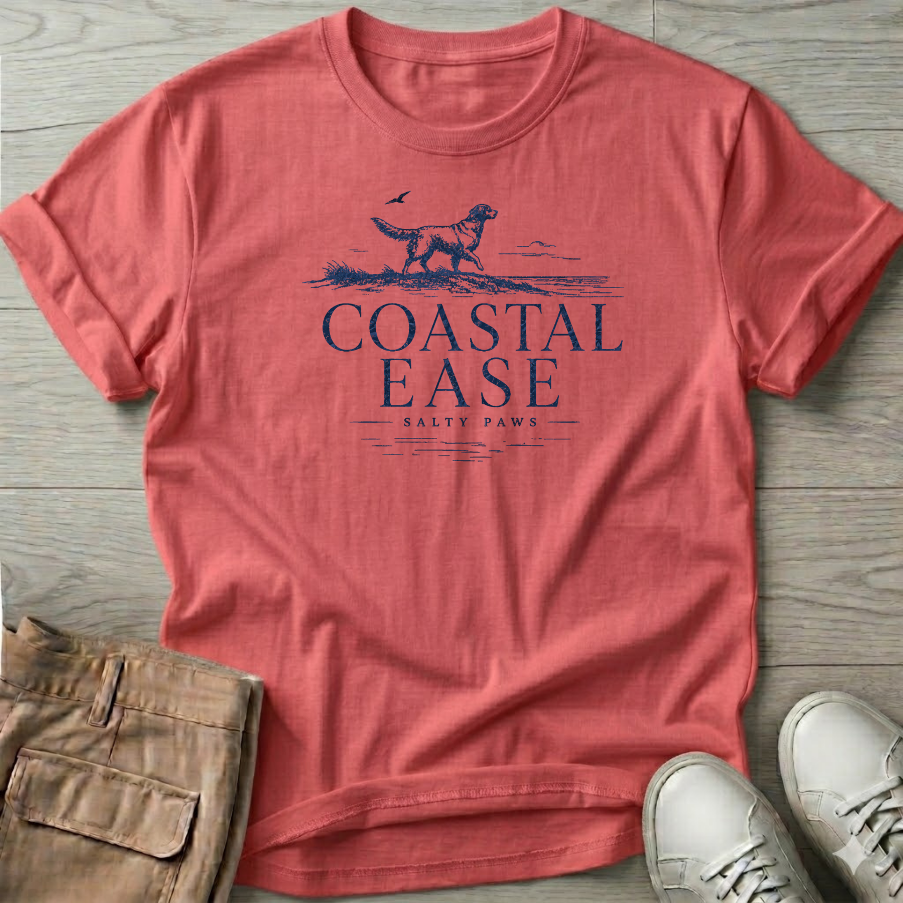 Coastal Ease Dog T-Shirt
