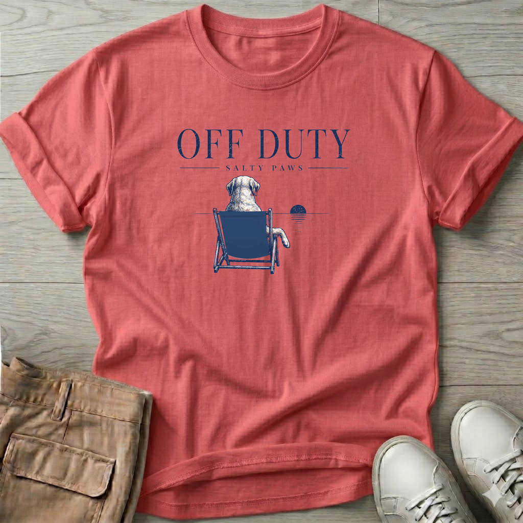 Off Duty Dog T-Shirt — Art Tee