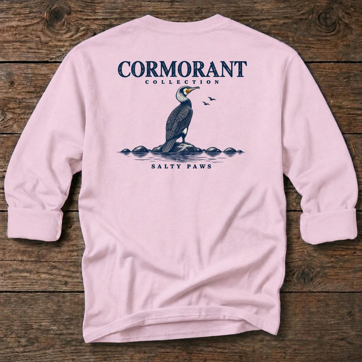 Cormorant Back Design long sleeve in Light Pink